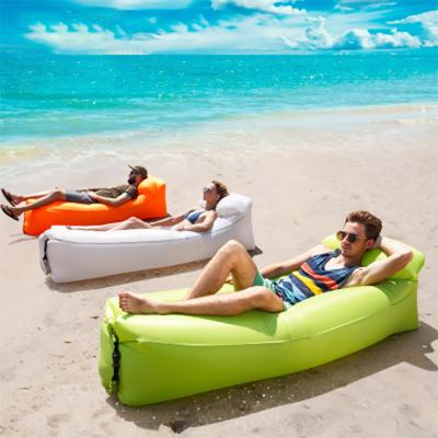 China Hot Selling Compression Foldable Air Couch Sofa Chair Camping Sleeping Bag Inflatable Bags To Increase Speed ​​Beach Chair for sale