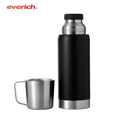 China PORTABLE Outdoor Camping Double Wall Stainless Steel Thermos Bottle Cup Water Bottle Camping Equipment for sale