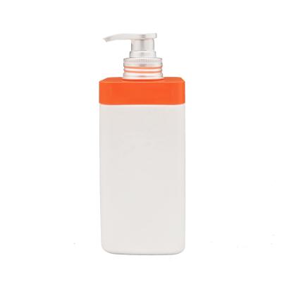 China Household Products Bottle 750ml HDPE Plastic Large Capacity Shampoo Bottle And Lotion Bottle With Unique Design Luxury Pump for sale