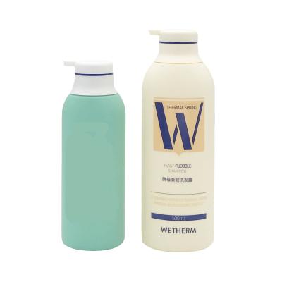 China Matte Household Products 500ml HDPE Cosmetic Packaging Custom Shampoo Bottle With Unique Design Luxury Pump for sale