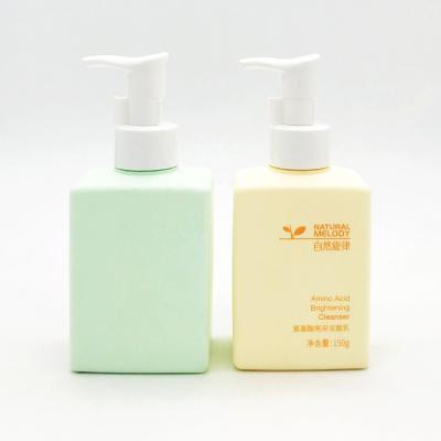 China HDPE Personal Care Bottle 150ml Plastic Facial Lotion Bottle Detergent Plastic Bottle White Color In Stock for sale