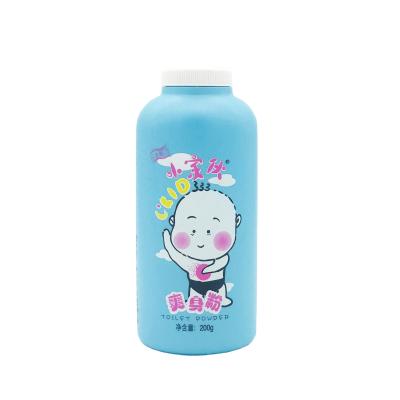 China Plastic Household Products Bottle 200g HDPE Baby Powder Bottle With Screw Cap for sale