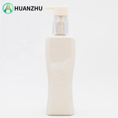 China 300ml PETG plastic square bottle lotion shampoo stylish pump for shampoo shower gel and hand sanitizer for sale