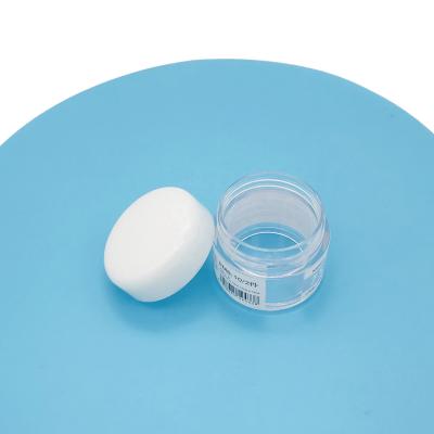 China Durable Plastic Jar 20g AS Round Small Transparent Cosmetic Cream Jar Plastic Jar for sale