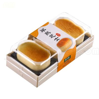 China Biodegradable Disposable Biodegradable Wooden Box With Lid For Cake Cheese Macarons Sandwich Donut for sale