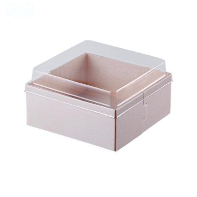 China Biodegradable disposable wooden box with lid for fruit for sale