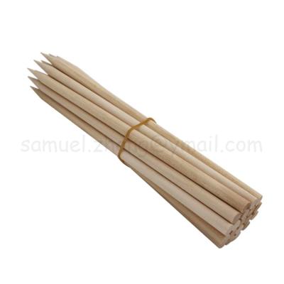 China Easily Cleaned Sales Grade Birch Wood Bulk Craft Campfire Skewer Stick Roasting Tool Skewer Stick for sale