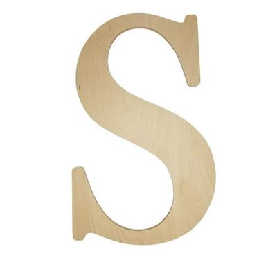 China Europe Unfinished Wooden Letter for Wedding Guestbook or Wall Decor for sale