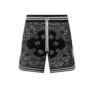 China High Quality Digital Viable Sublimation Bandana Black Jogging Graphic Shorts by Lazib Sports for sale