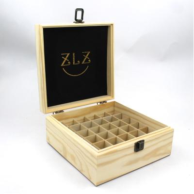 China China Wooden Essential Oil Storage Box  36 Slots 5-15ml Bottles for sale