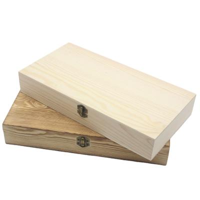 China Recycled Materials Custom Wood Small Packaging Box Mini Gift Wooden Craft Box for Jewelry Boxes for sale