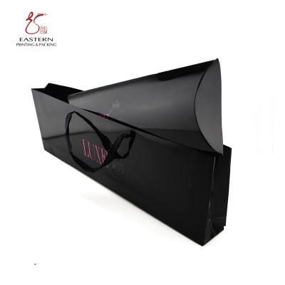 China Recyclable Pillow Shape Wig Box And Bag Suits Wholesale And Custom Wig Box Packaging for sale