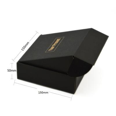 China Inventory Recyclable Large Black Corrugated Mailing Paper Box For Mailing for sale