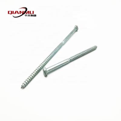 China Carbon Steel Electro Galvanized Wood Screw DIN571 for sale