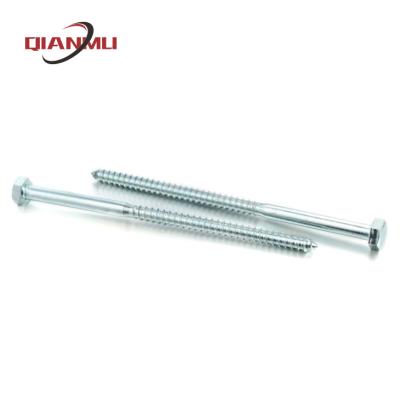 China HEX Head Hexagon Wood Screw DIN571 Long ANSI Fasteners for sale