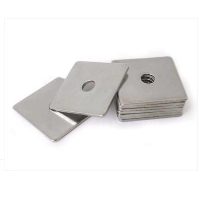 China Gasket Supply Square Flat Gasket Galvanized Square Flat Gasket Metal With Hole Square Gasket Special Shape for sale