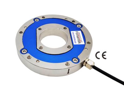 China Low Profile Through Hole Reaction Torque Transducer 5Nm 10N*m Thin Torque Sensor for sale