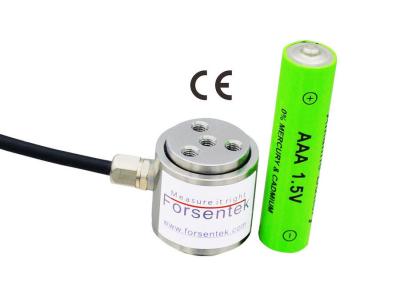 China Miniature Cylindrical Load Cell 2kN 1kN 500N 200N 100N 50N 20N Flange Type Force Sensor for sale