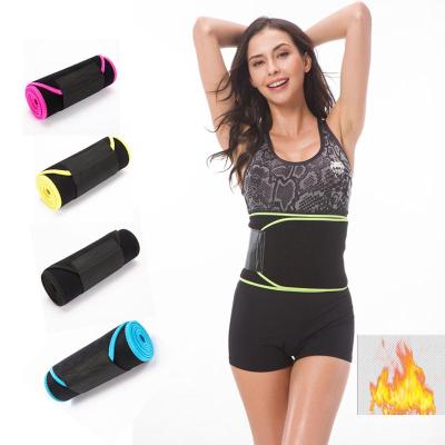 China Hot Selling Neoprene Adult Waist Trimmer Amazon Body Shaper Adjustable Waist Trainer Slimmer Belt for sale