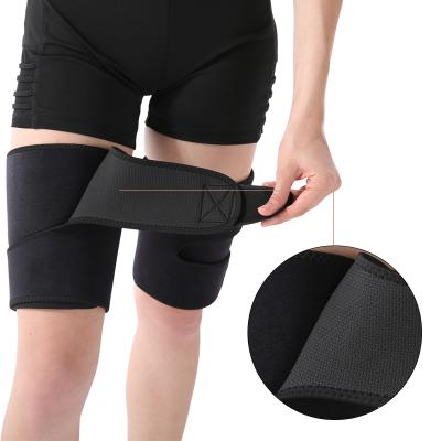 China Comfortable Adjustable Neoprene Thigh Slimmer Wraps For Thigh Loss Fat Reduce Cellulite Thigh Slimming Bands for sale