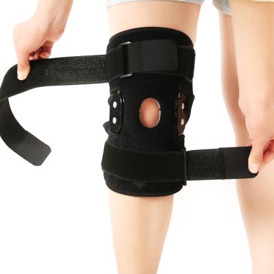 China Neoprene Knee Brace Stabilizer Support Comfortable Open Patella Hinged Joint Knee Pads for sale