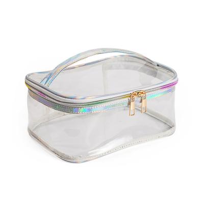 China OEM Durable Custom Transparent PVC Makeup Organizers Clear Cosmetic Bag for sale