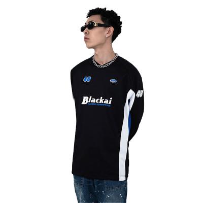 China Shirts & Wholesale Embroidered Custom Youth Long Sleeve Ice Hockey Tank Top for sale