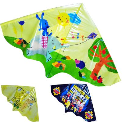 China Weifang kite factory entertainment PE plastic promotional cartoon rabbit delta animal kite for sale