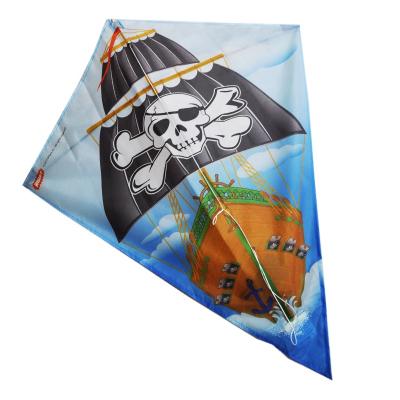 China Entertainment Custom Printing Promotional Pirate Diamond Kite Cartoon Kite Toys For Sale for sale