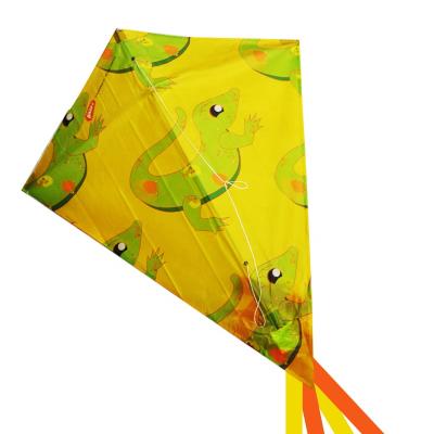 China Custom Cheap Price Entertainment Lizard Cartoon Kite Diamond Kite Animal Toys for sale