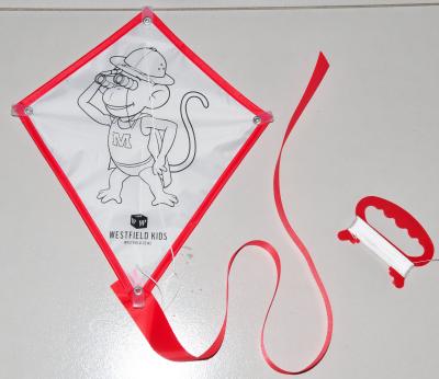 China Entertainment Children's Diamond DIY Kite Blank Cartoon Kite For Teaching for sale