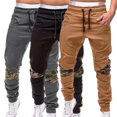 China Patchwork QUICK DRY Sweatpants Casual Pants Men's Running Camouflage Casual Pants for sale