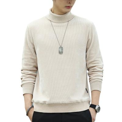 China Pullover sweater for man 2021 winter new long sleeve casual solid color style top clothing casual pullover men for sale