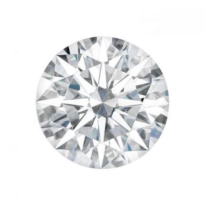 China Wholesale Price Color Change DEF VVS Round Cut Moissanite Stone 3Mm-6Mm Shiny Loose Stone Round Shape Moissanite White Diamond for sale