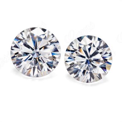 China Brilliant Cut Quality 7.5Mm Super White Round 1.5Ct Color Change Moissanite Loose Gemstones For Ring 3Mm Moissanite for sale