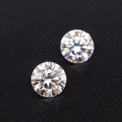 China Color Gemstones Diamond Wholesale White Moissanite Gemstone Change Zuanhui Lab Developed One Carat Price Loosen Synthetic White Moissanite Diamond for sale