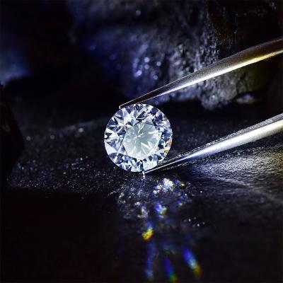 China Color Change Zuanhui Moissanite Harga Per Carat White Moissanite Stone 2.5mm Per Carat for sale