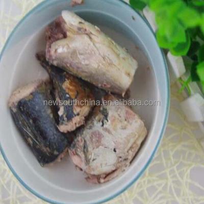 China Canned Geisha Mackerel Canned Mackerel In Brine Tin Fish 425g for sale