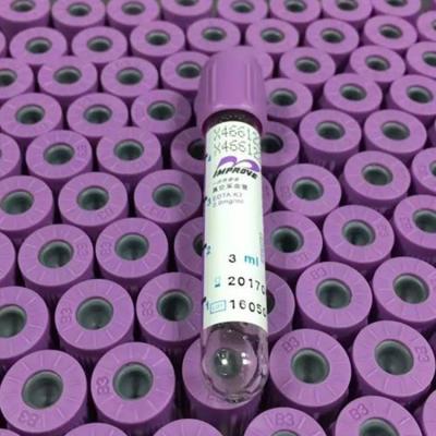 China Hot Selling Medical CE EDTA Vacuum Blood Collection Tube Medical Blood Collection Tube 5ml 3ml for sale