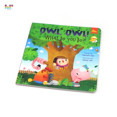 China paper & Custom Cardboard Children's Books Cartoon Design Cardboard Book Printing for sale