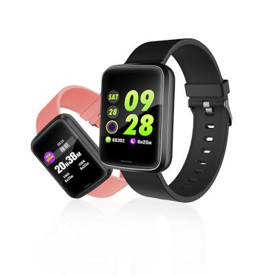 China 2021 GPS navigation fashion watch H19 fashion watch heart rate blood pressure watchfitness tracker smartwatch body temperature smartwatch for sale