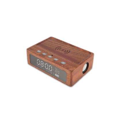 China Amazon Nut B13 Wireless Hot Selling Mini Portable Speaker with FM Radio Alarm Clock LED Display and Radio Charging for sale