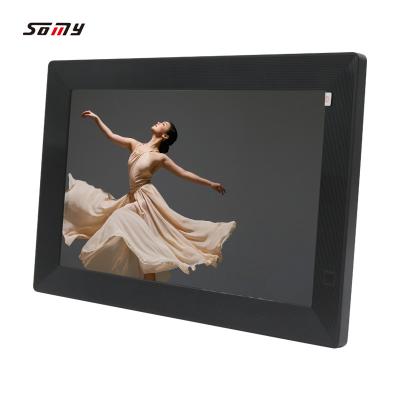 China Share Pics Videos Somy Customized 10Inch Cheap LCD 1280*800 IPS LCD APP Wifi Cloud Digital Photo Frame Frameo To Wedding Picture Display for sale