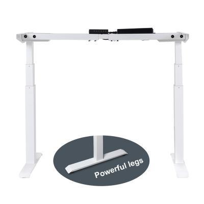 China Electric Adjustable Dual Motor Height (Height) Sit To Stand Desktop Computer Desk Frame for sale