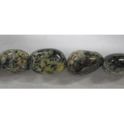 China No Gemstone Natural Moss Dendrite Opal Opal Round Polished Tumbled Nuggets Egg Stone for sale