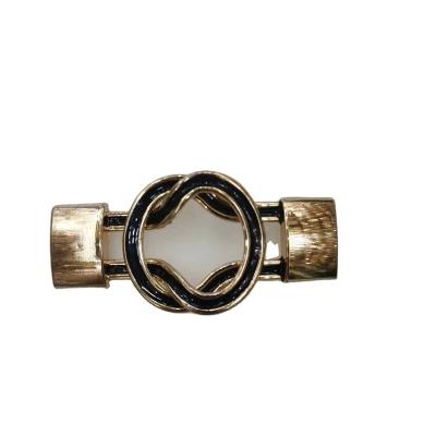 China New Glue Gold Black Belt Buckle 46.8*100 for sale