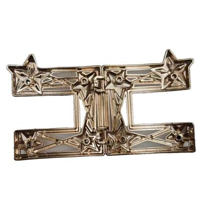 China Fashionable Gold Star 5-point Belt Buckle 126*71.2 Accessory for sale