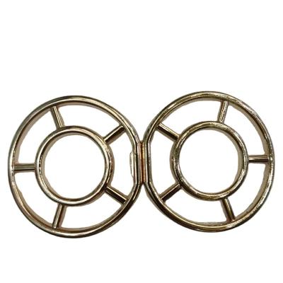 China Circular o-shaped simple belt buckle 141*72 for sale