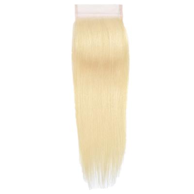 China Wholesale Price Silky Straight Hair Factory 100% Silky Straight Wave 4*4 Lace Closure For Natural Color Women Wig for sale