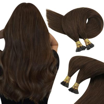 China Long Lasting Silky Straight Wave I Tip Hair Extensions For Black Women Hair Hair Wholesale Vendors for sale